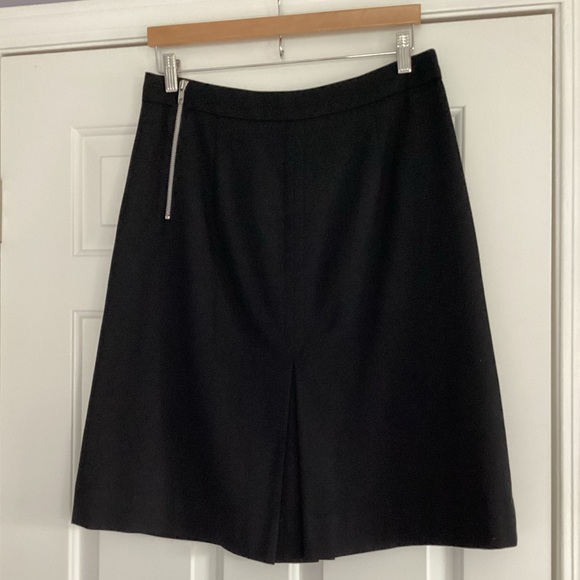 L.A.M.B. Fall2007 Black Front Pockets Straight Pencil Wool Skirt 12 - Picture 3 of 15